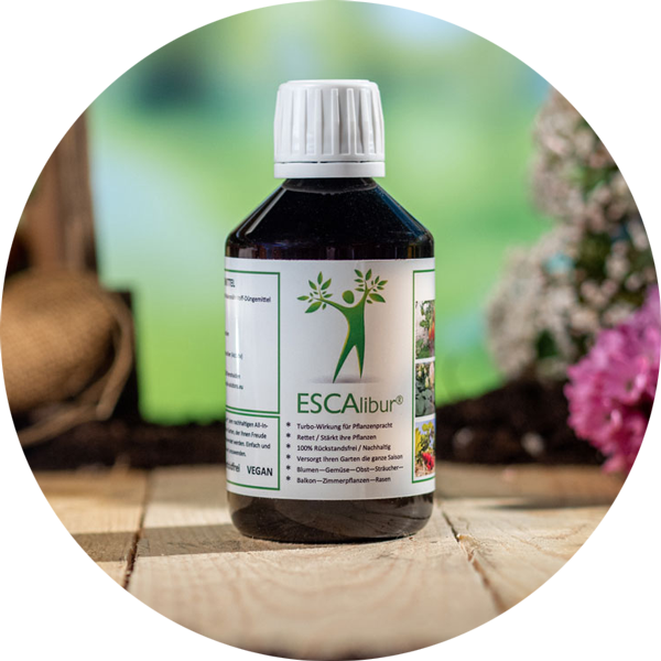 ESCAlibur® · Natürliche Pflanzennahrung für Deinen Garten · Online kaufen · Pestizidfreier Dünger